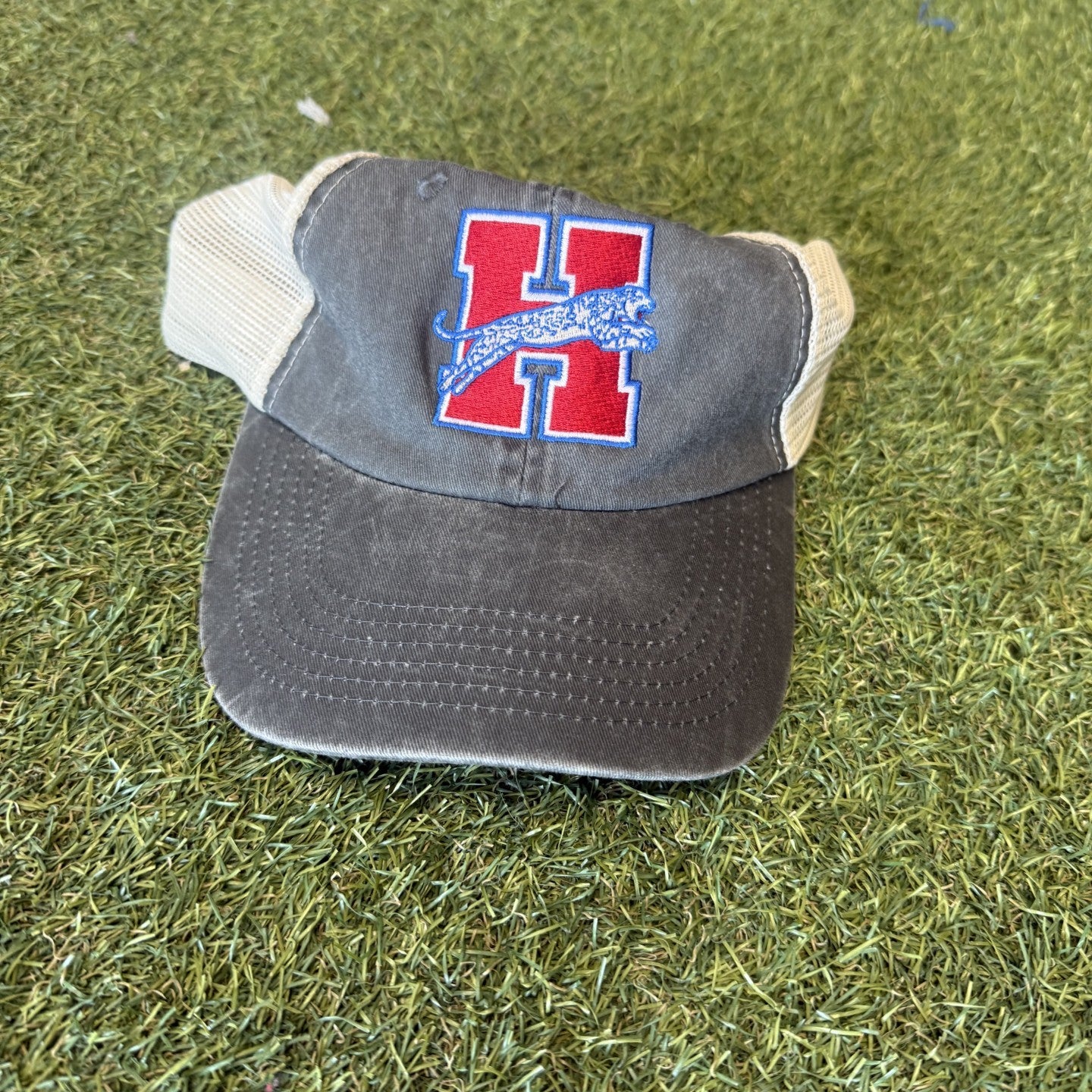 HHS Washed Grey Unstructured Hat