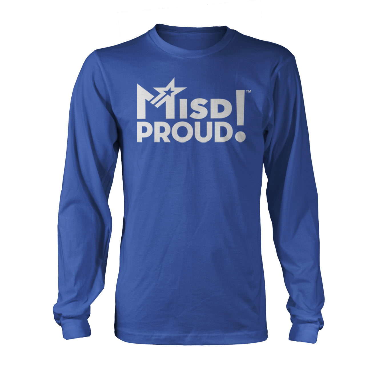Blue MISD Proud Long Sleeve tee