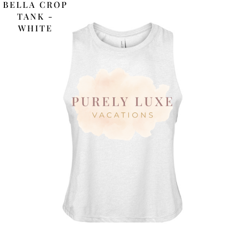 PLV - Purely Luxe Watercolor Crop Tank (Various Colors)