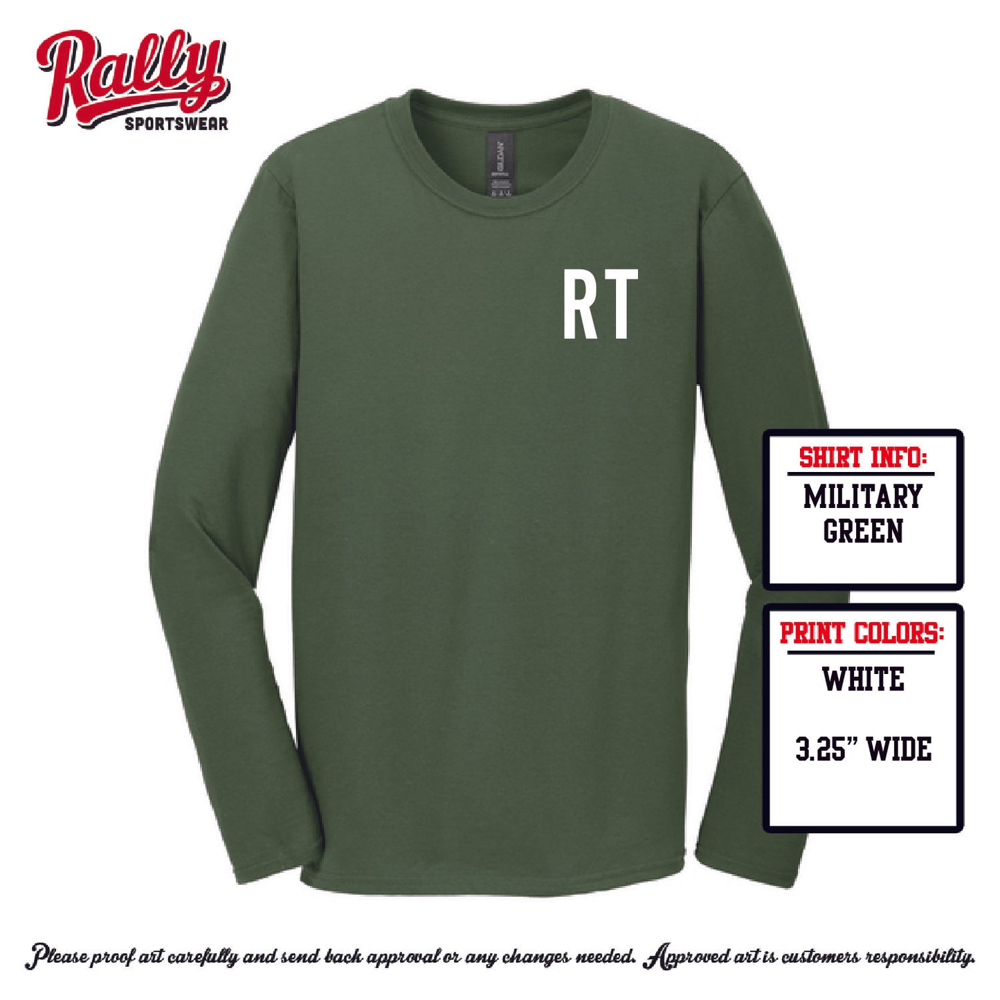BUMCR - Baylor UMC Respiratory LS Tee - Green