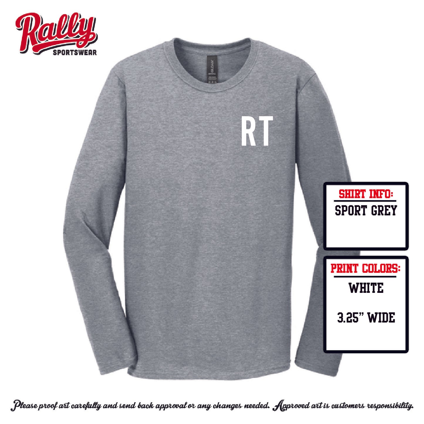 BUMCR - Baylor UMC Respiratory LS Tee - Grey