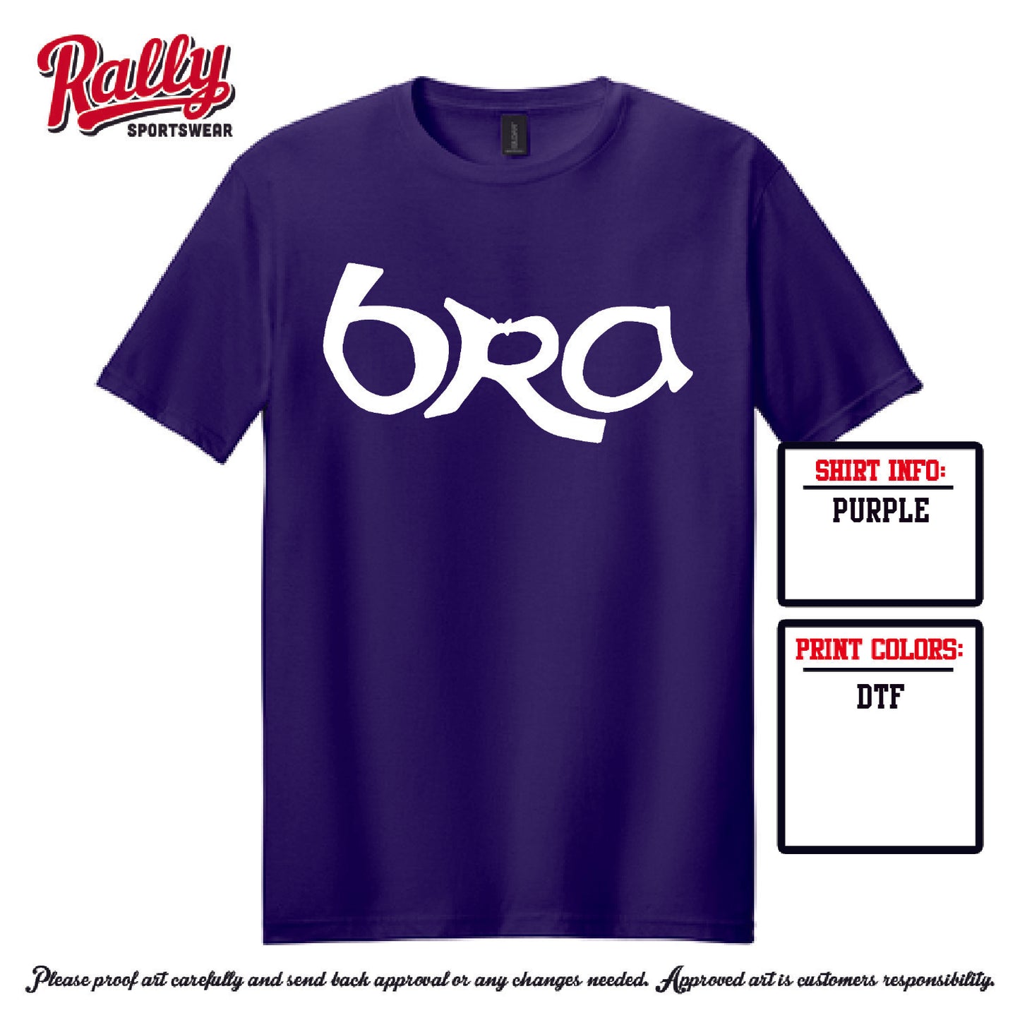 BRA25 - Logo Tee (Various Colors and Styles)