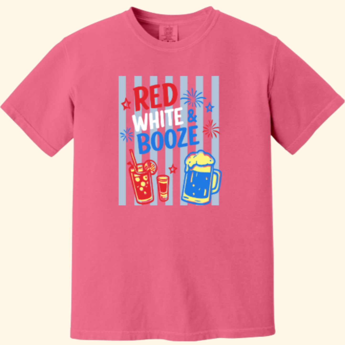 RED, WHITE