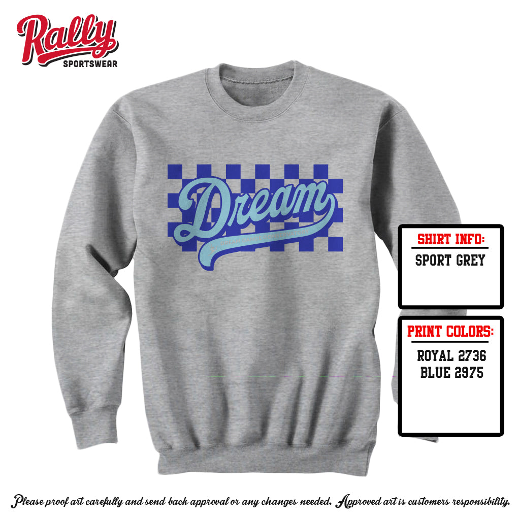 DREAM - Dream Checkered Crewneck