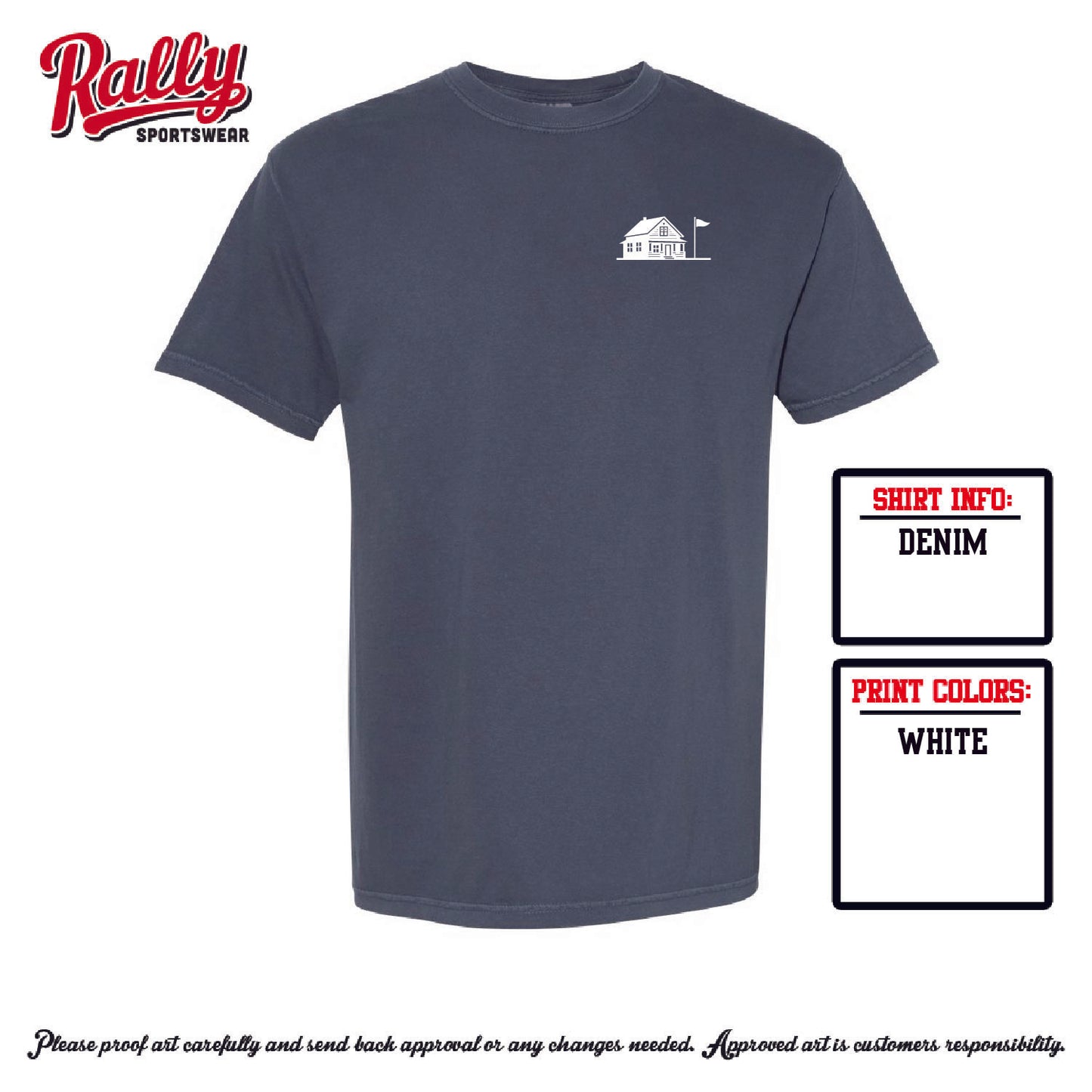 TGH25 -The Golf House - Denim - Adult