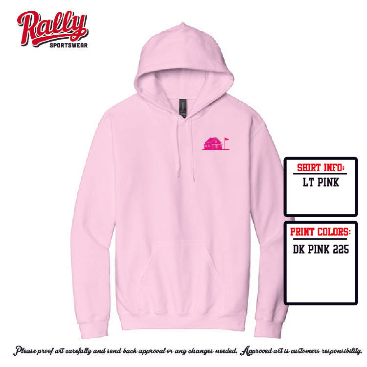 TGH25 -The Golf House - Pink Hoodie - Adult