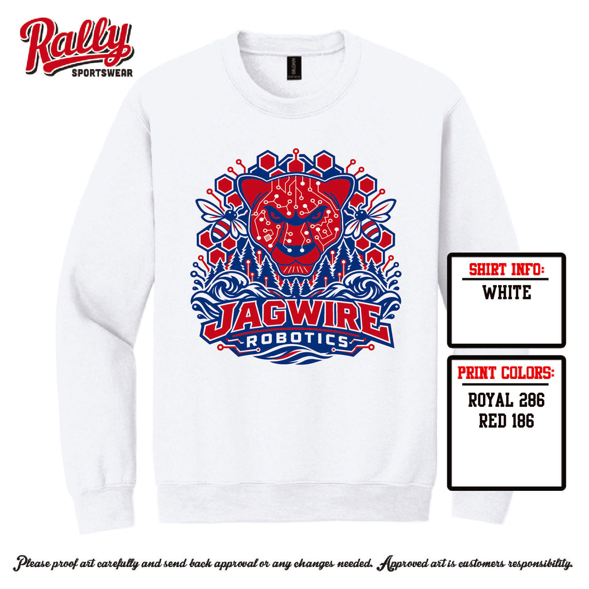 HJWRP27 - Jagwire Robotics Parent Sweatshirt