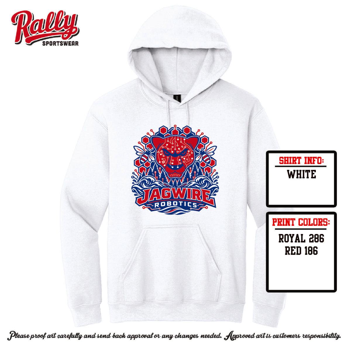 HJWRP27 - Jagwire Robotics Parent Hoodie