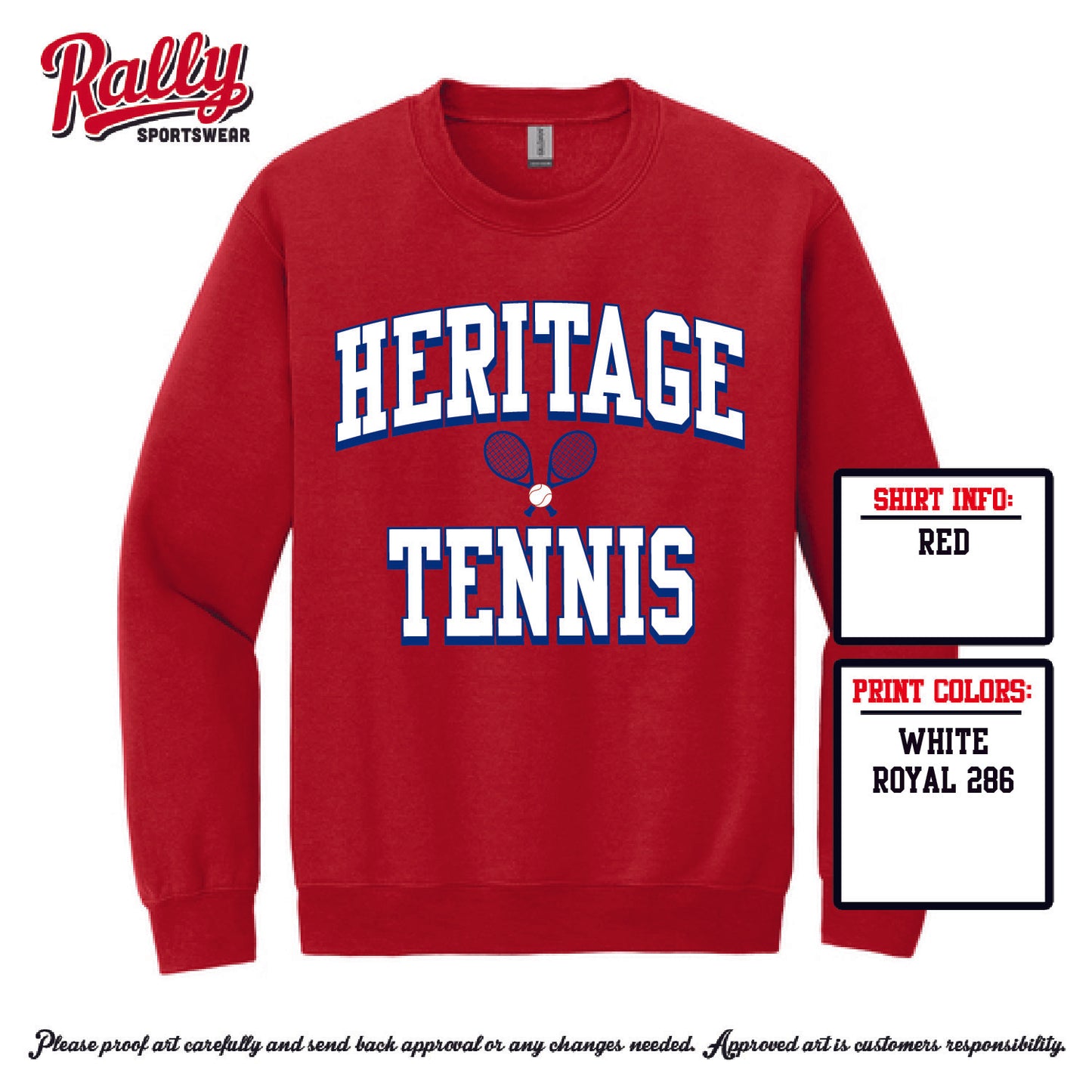 HHSTP25 - Practice Sweatshirt (Red)