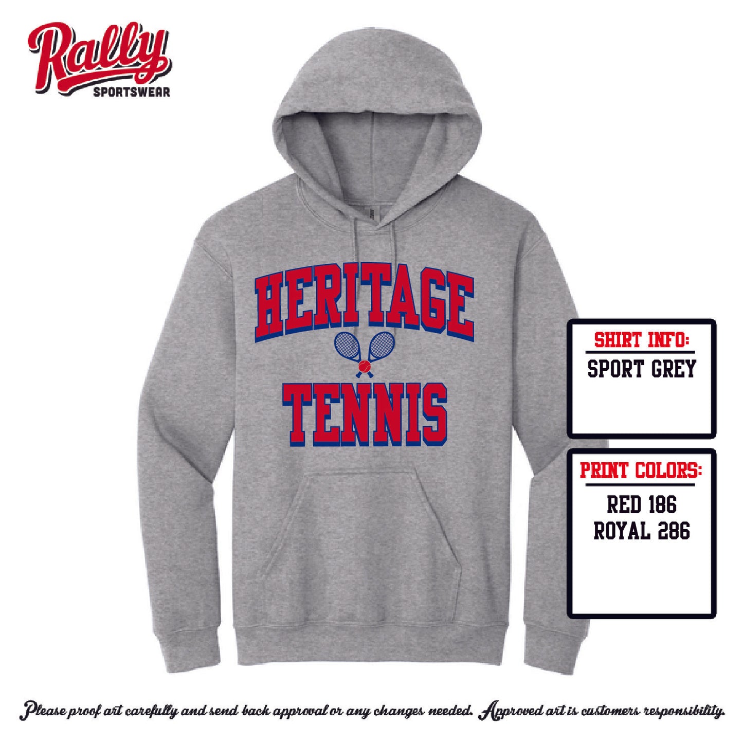 HHSTP25 - Practice Hoodie (Grey)