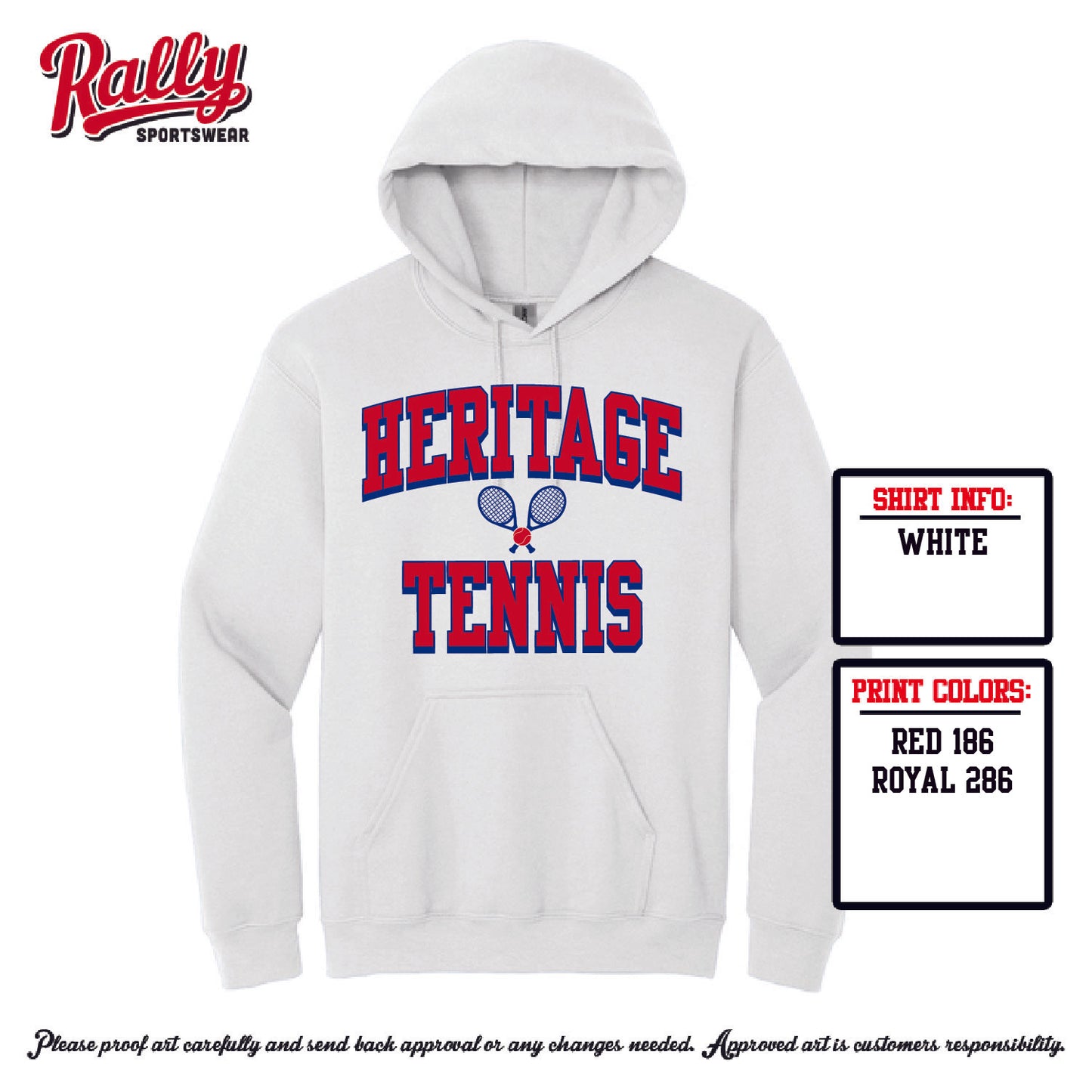 HHSTP25 - Practice Hoodie (White)