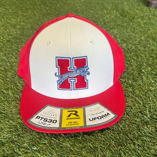HHS WHITE/RED Fitted