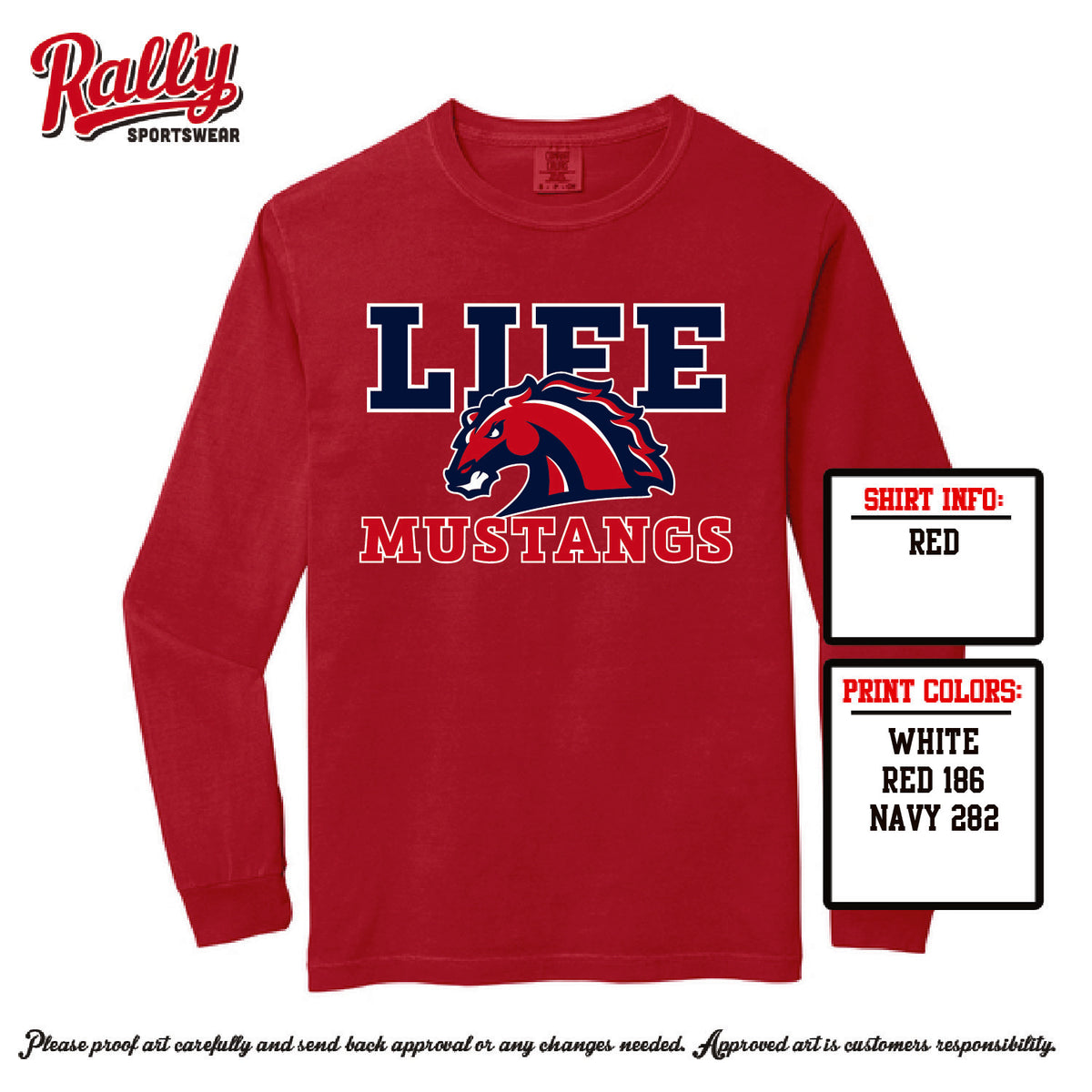 LMSW26 - Mustang Red LS Comfort Color