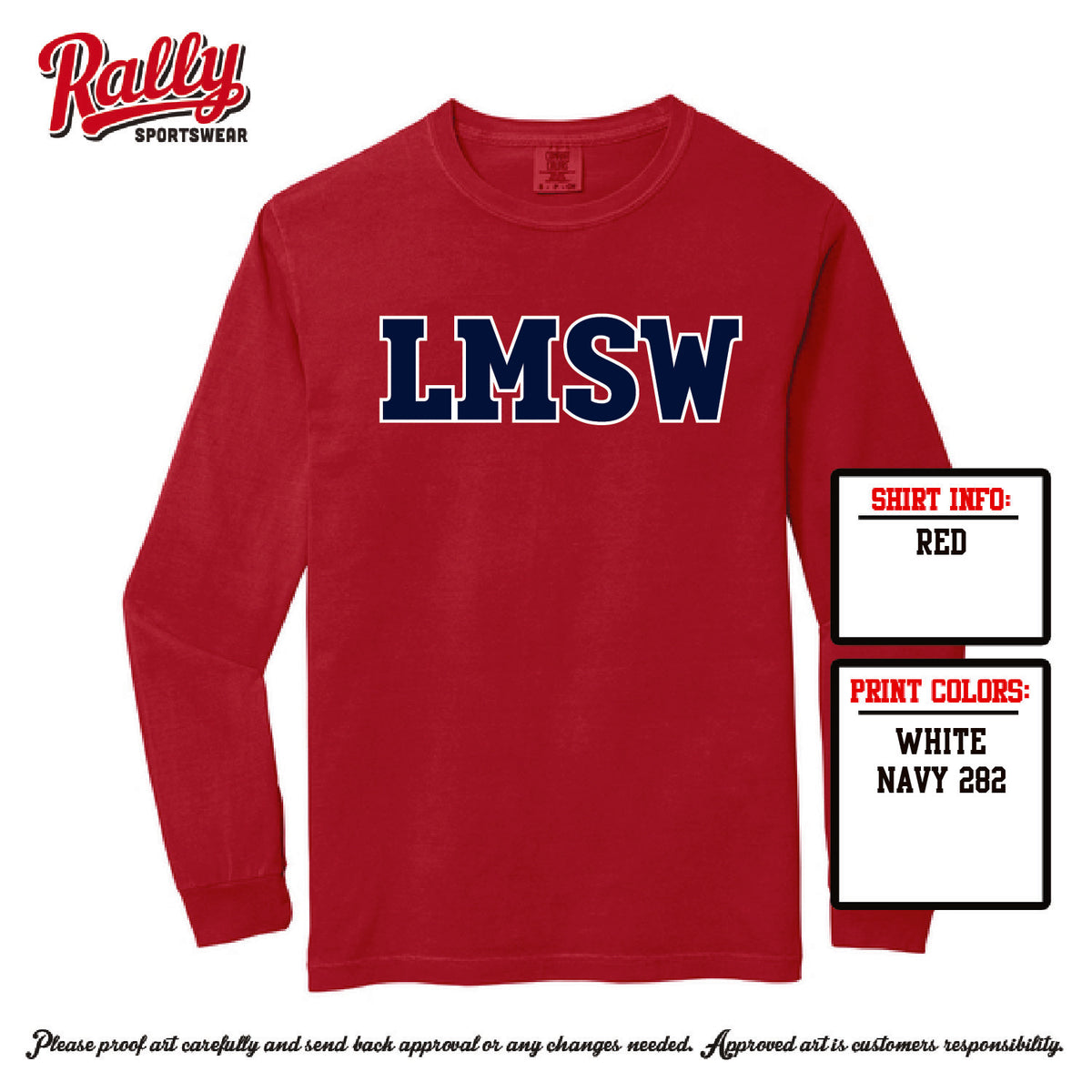 LMSW26 - LMSW Red LS Comfort Color