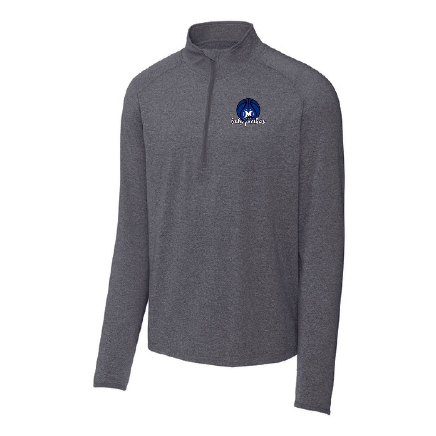 MHSLPB25 - Grey 1/4 Zip Pullover