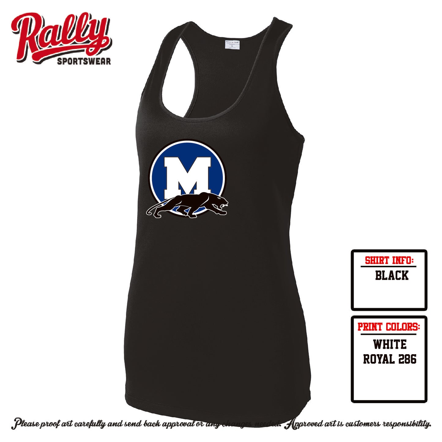 MHSTCP26 - Comp Black Tee/Tank