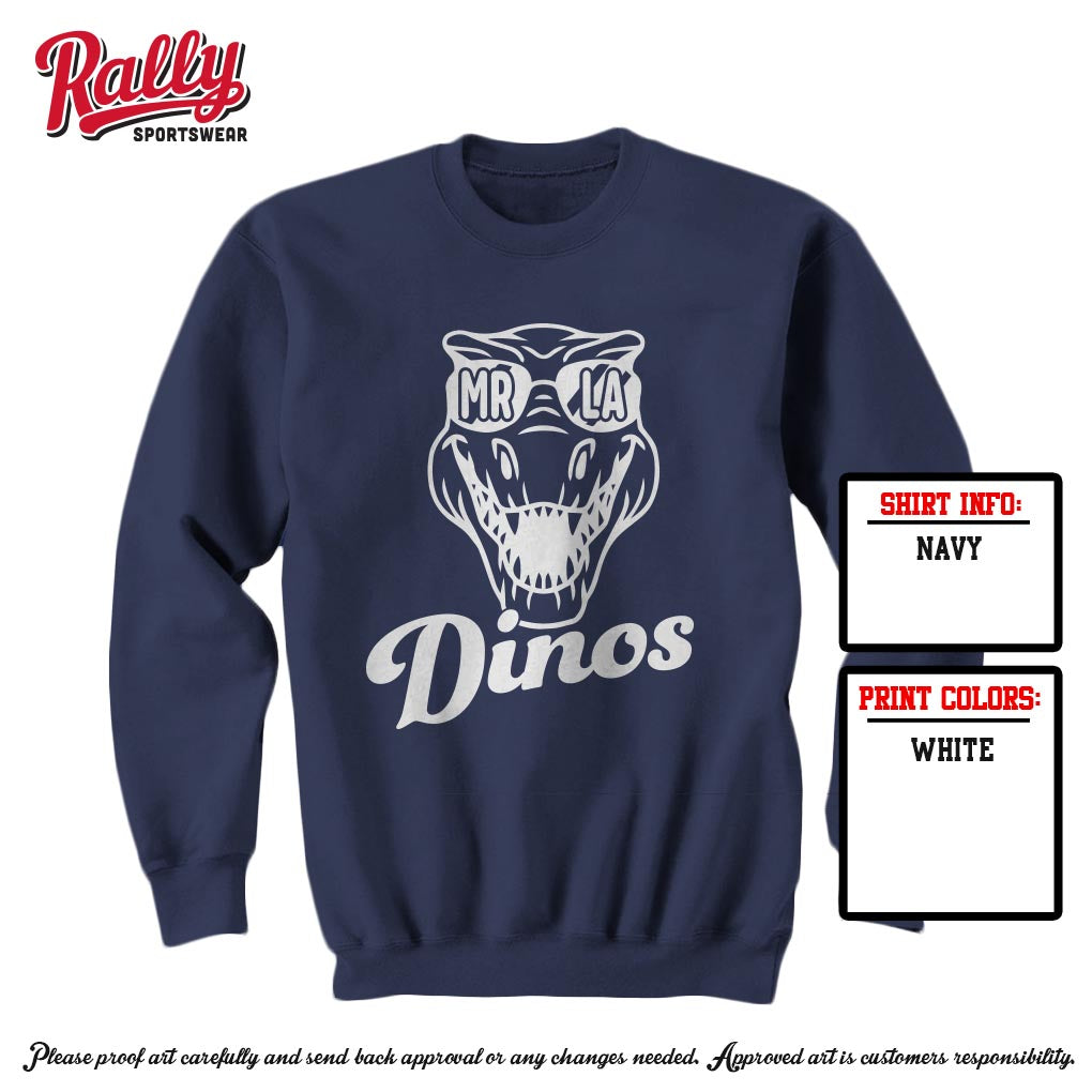 MRLA24 - Cool Dino Sweatshirt (Multiple Colors)