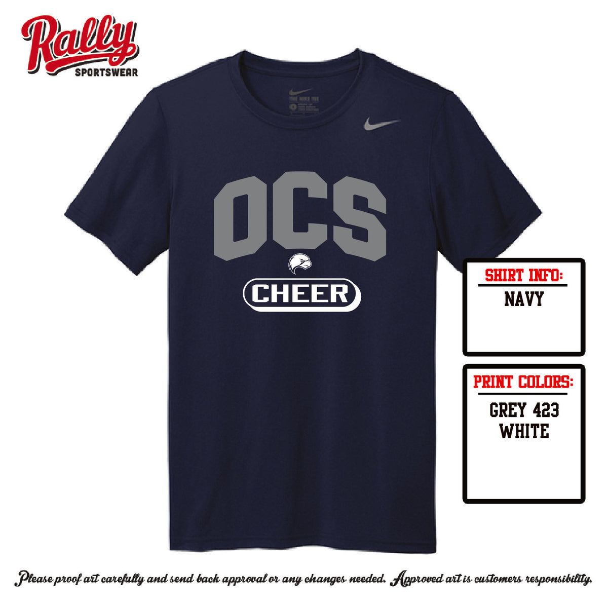 OCSFAL26 - Navy Cheer All Sport