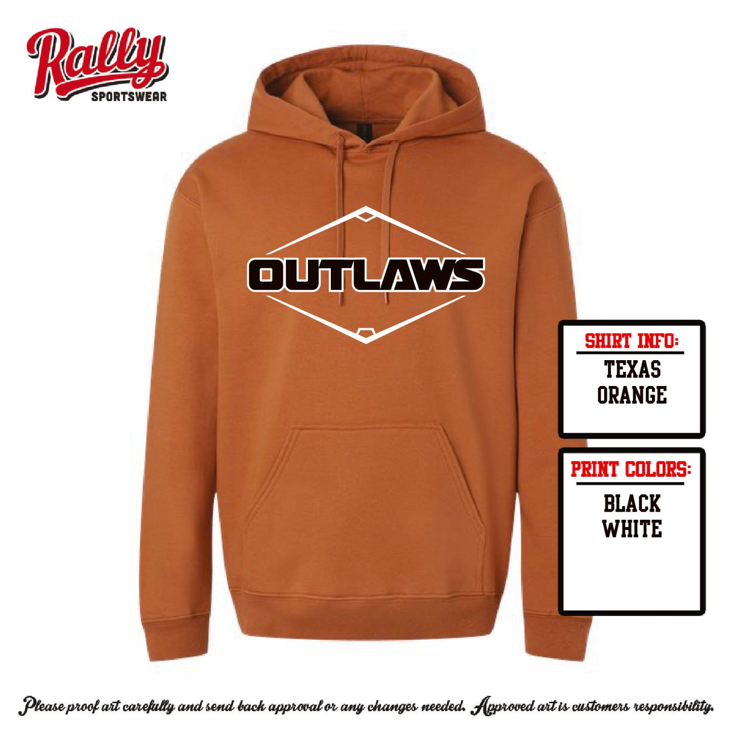 OUT -TEXAS ORANGE Fan Shirt