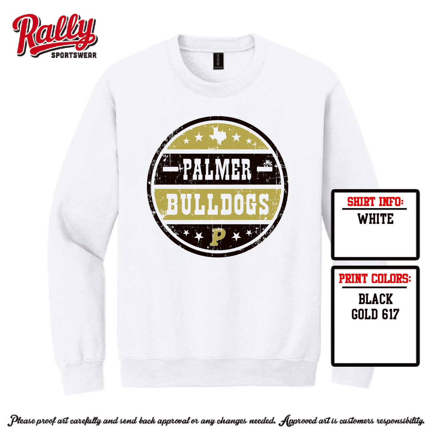 PALMER26 - White Sweatshirt