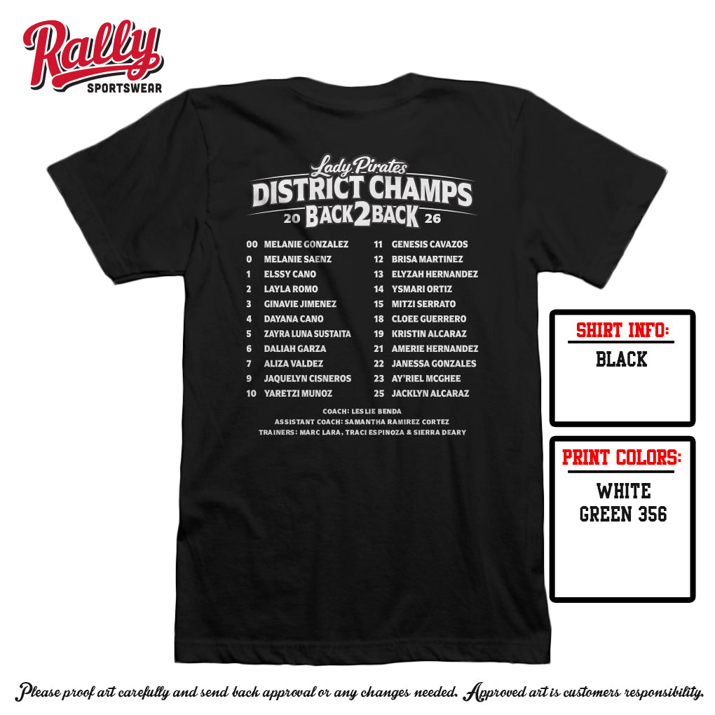 MPHS26 - Girls District Champ Tee