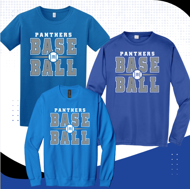 Panther Baseball Stacked