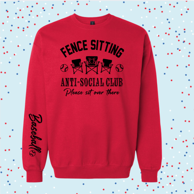 Fence Sitting Baseball
