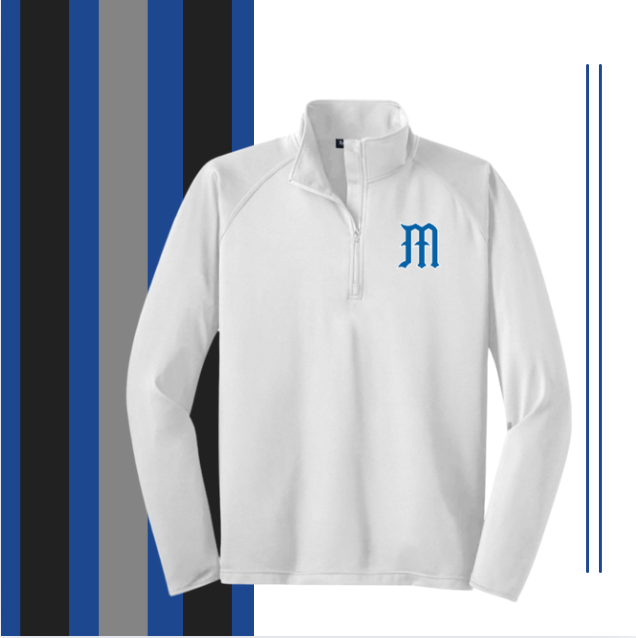 Midlothian Baseball Logo 1/4 Zip