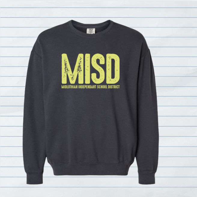 Yellow MISD Bright Distressed