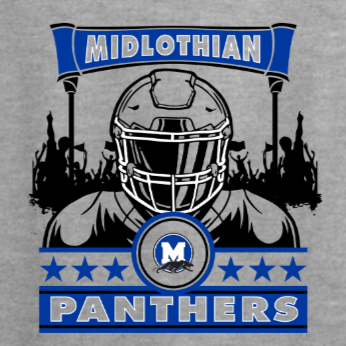 Midlothian Football Helmet