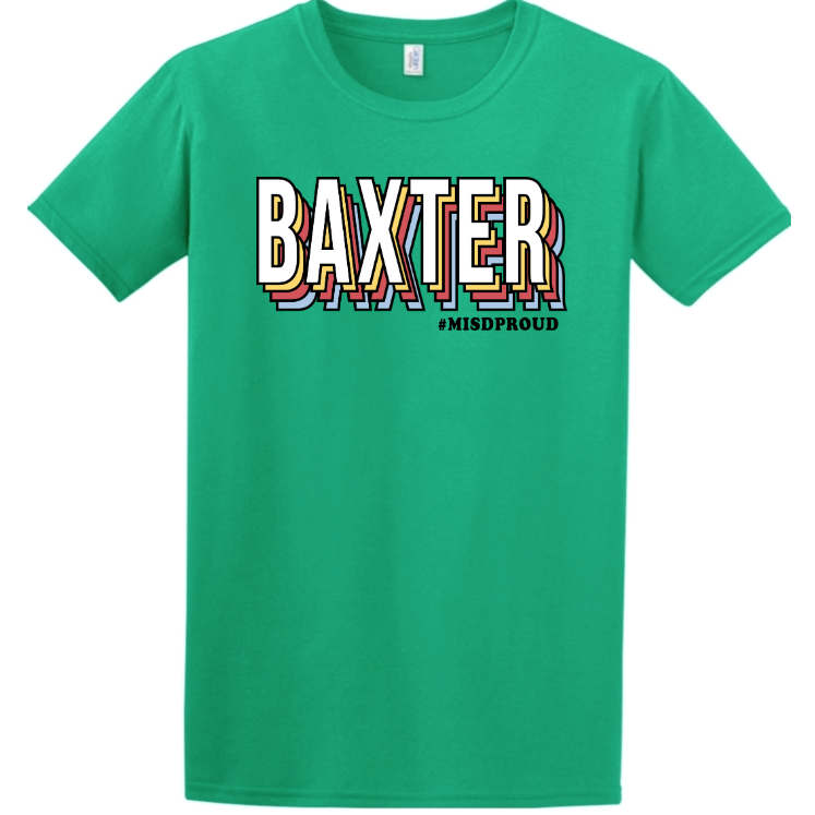Baxter Elementary Retro tee