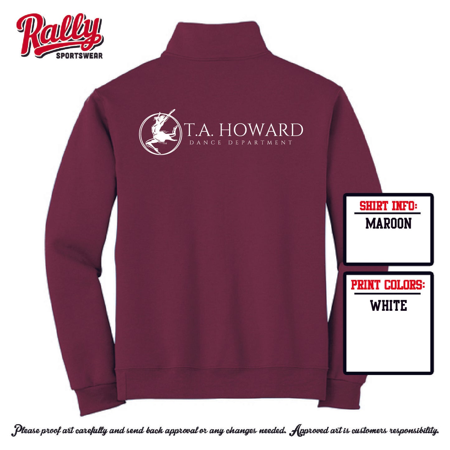 TAHD25 - 1/4 Zip Pullover