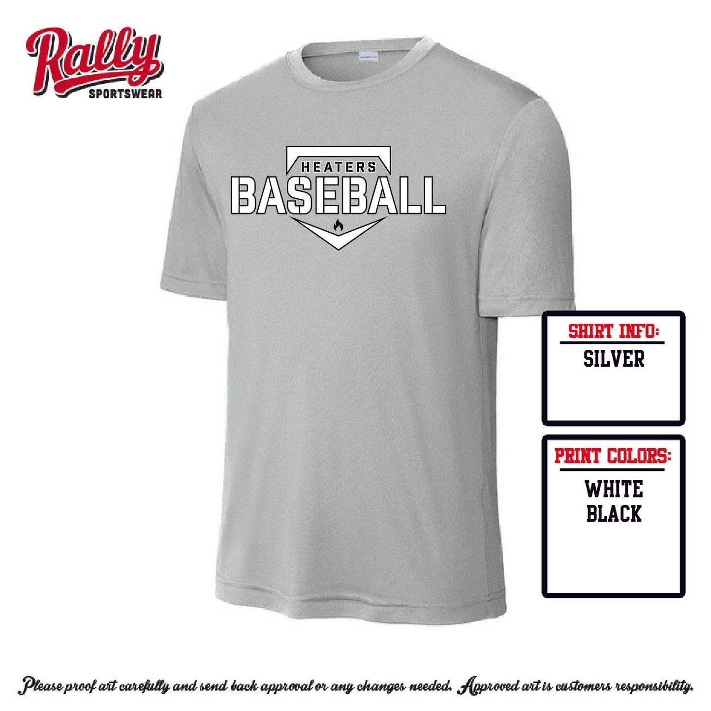 HBB25FLL - Grey Baseball (Various Styles Available)