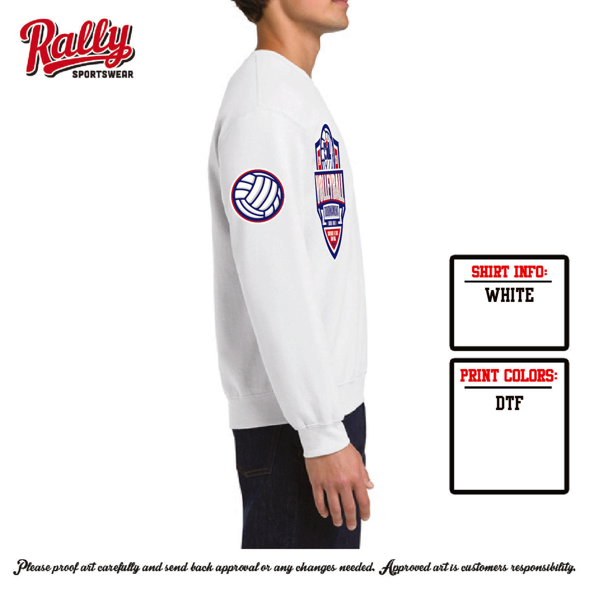 UILV - WHITE SWEATSHIRT
