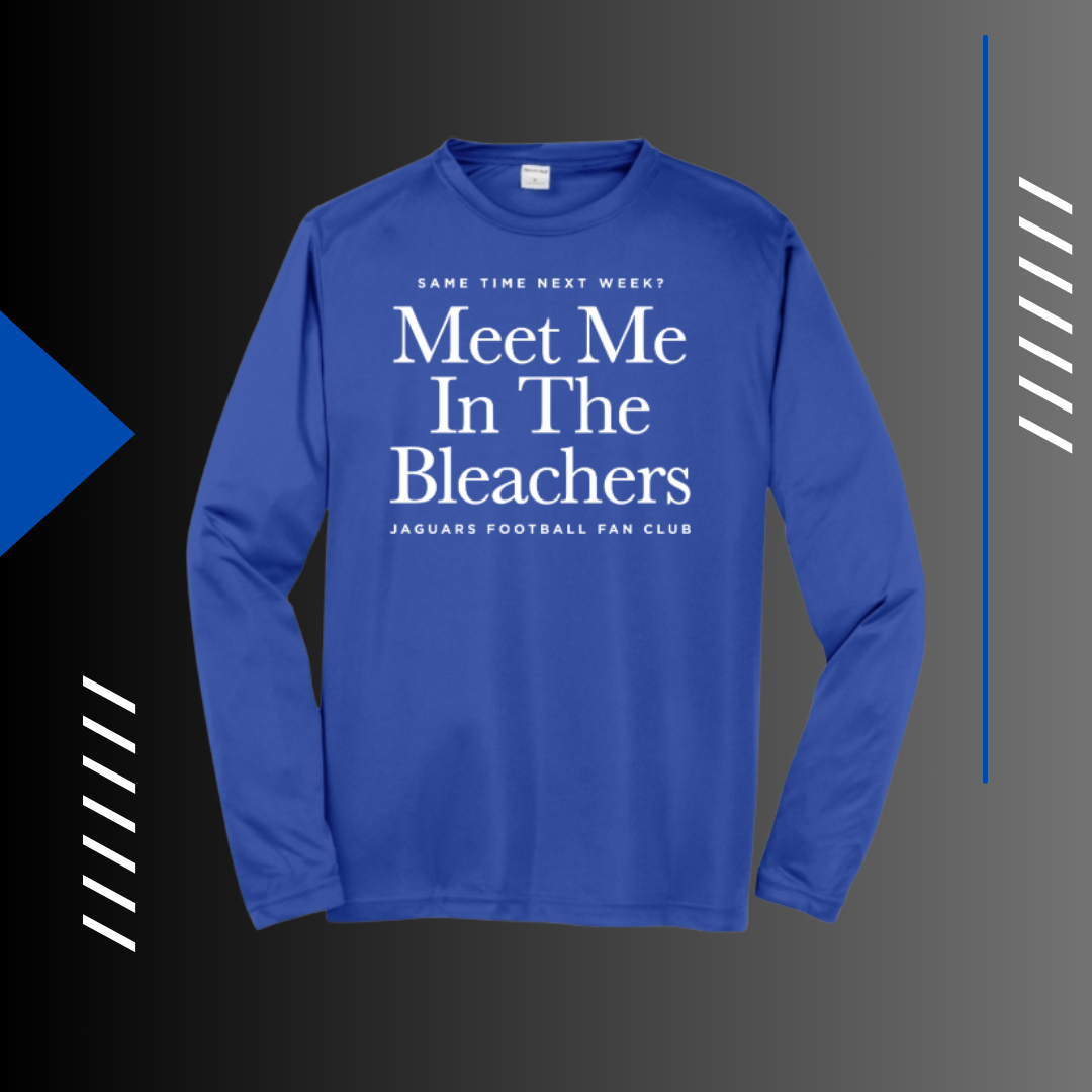 MEET ME IN THE BLEACHERS BLUE