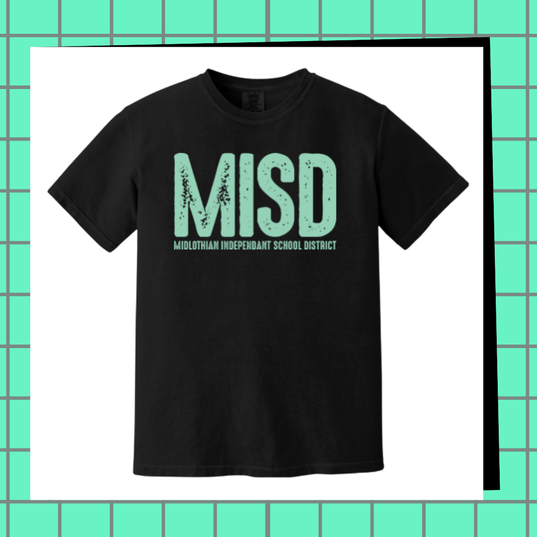 Green MISD Bright Distressed