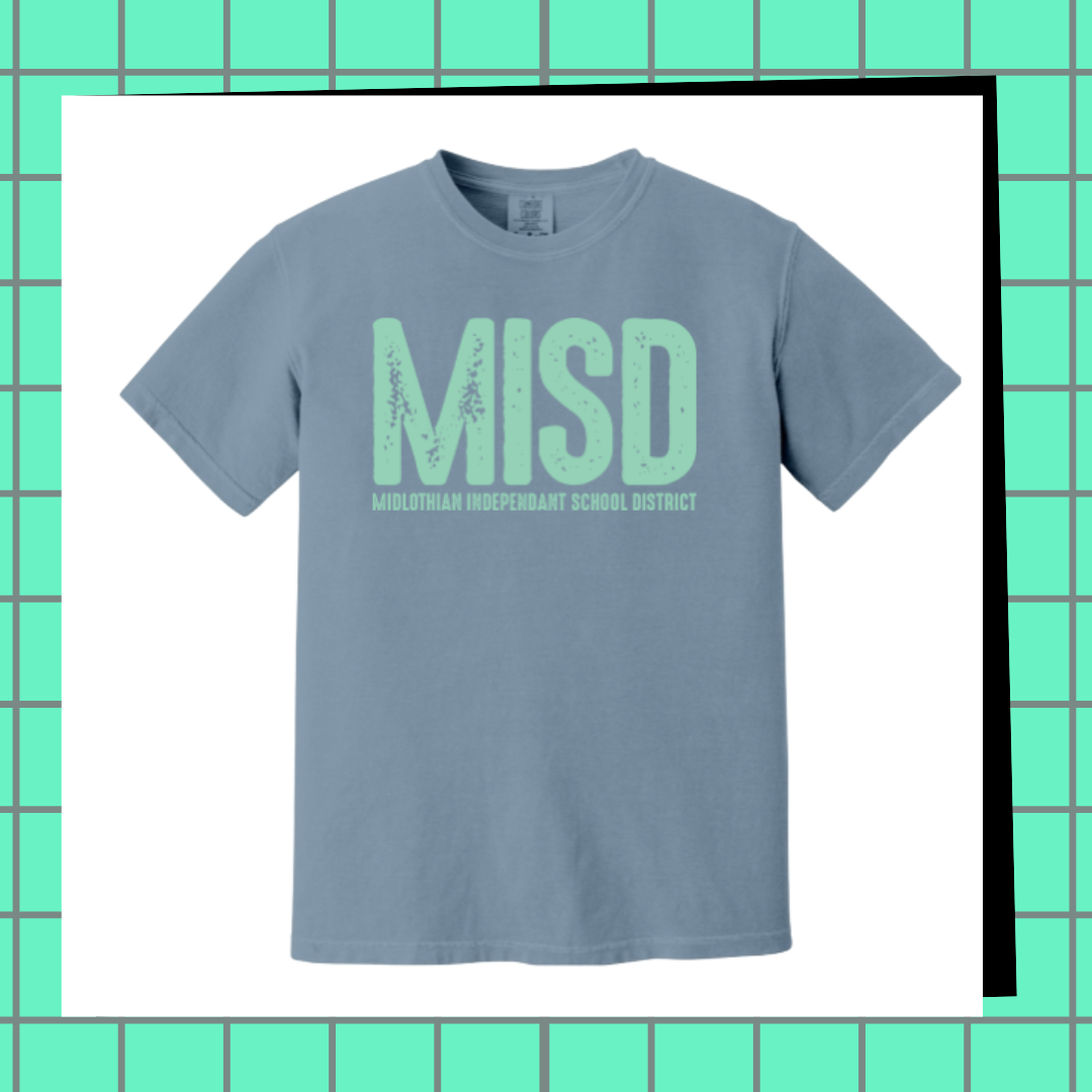 Green MISD Bright Distressed