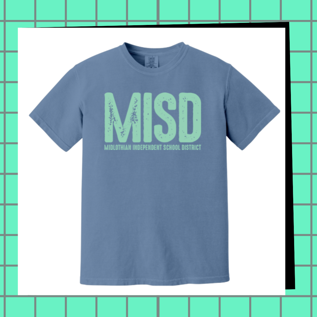 Green MISD Bright Distressed