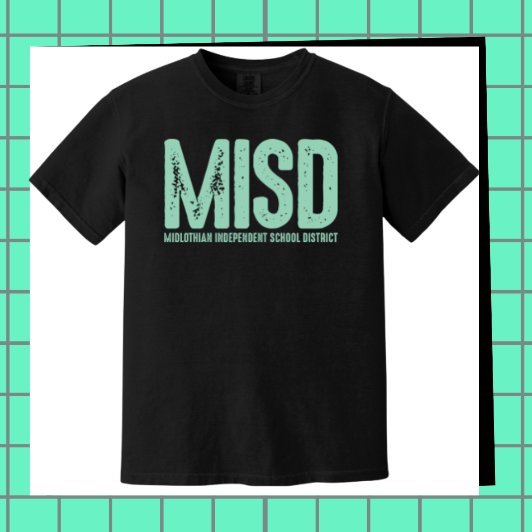 Green MISD Bright Distressed