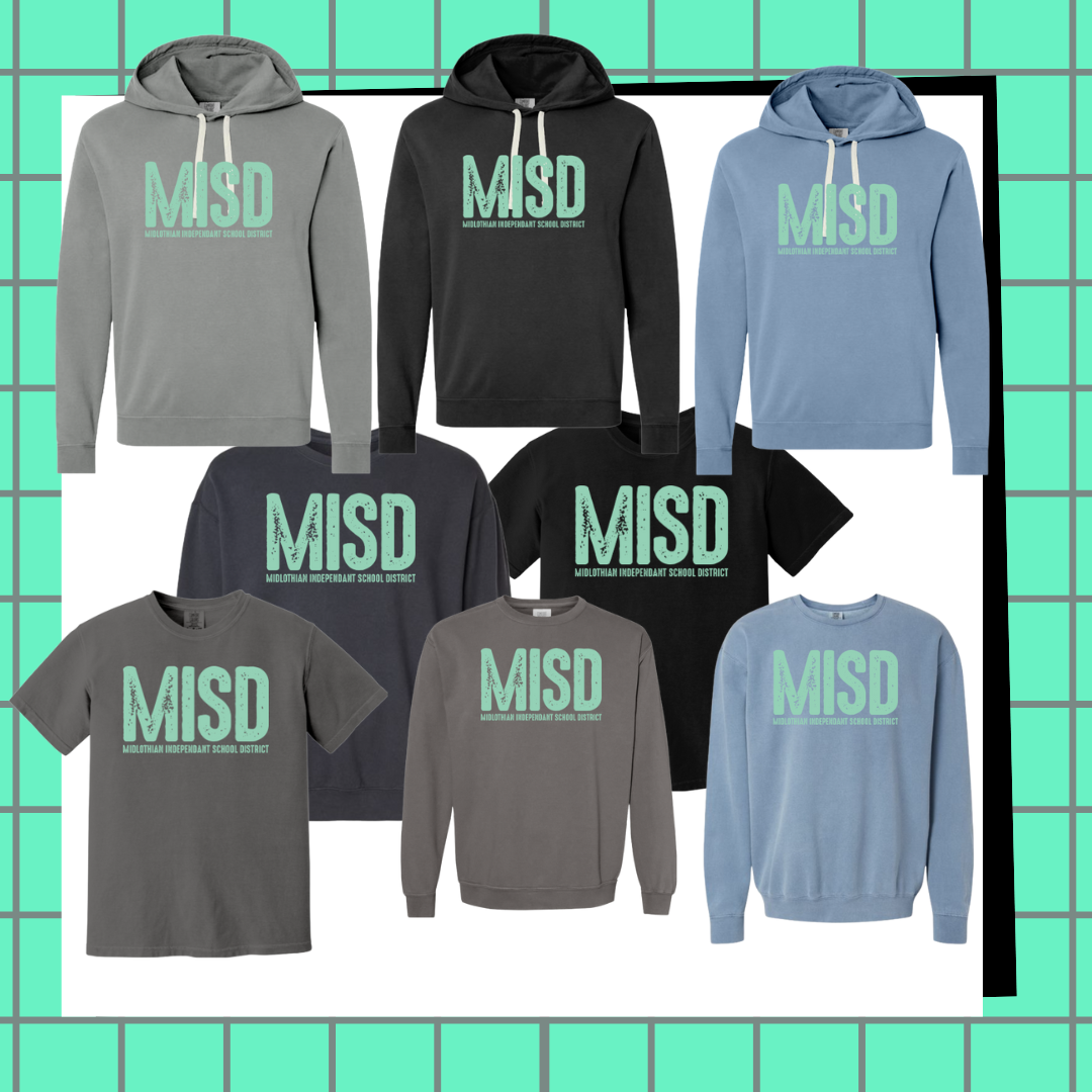 Green MISD Bright Distressed