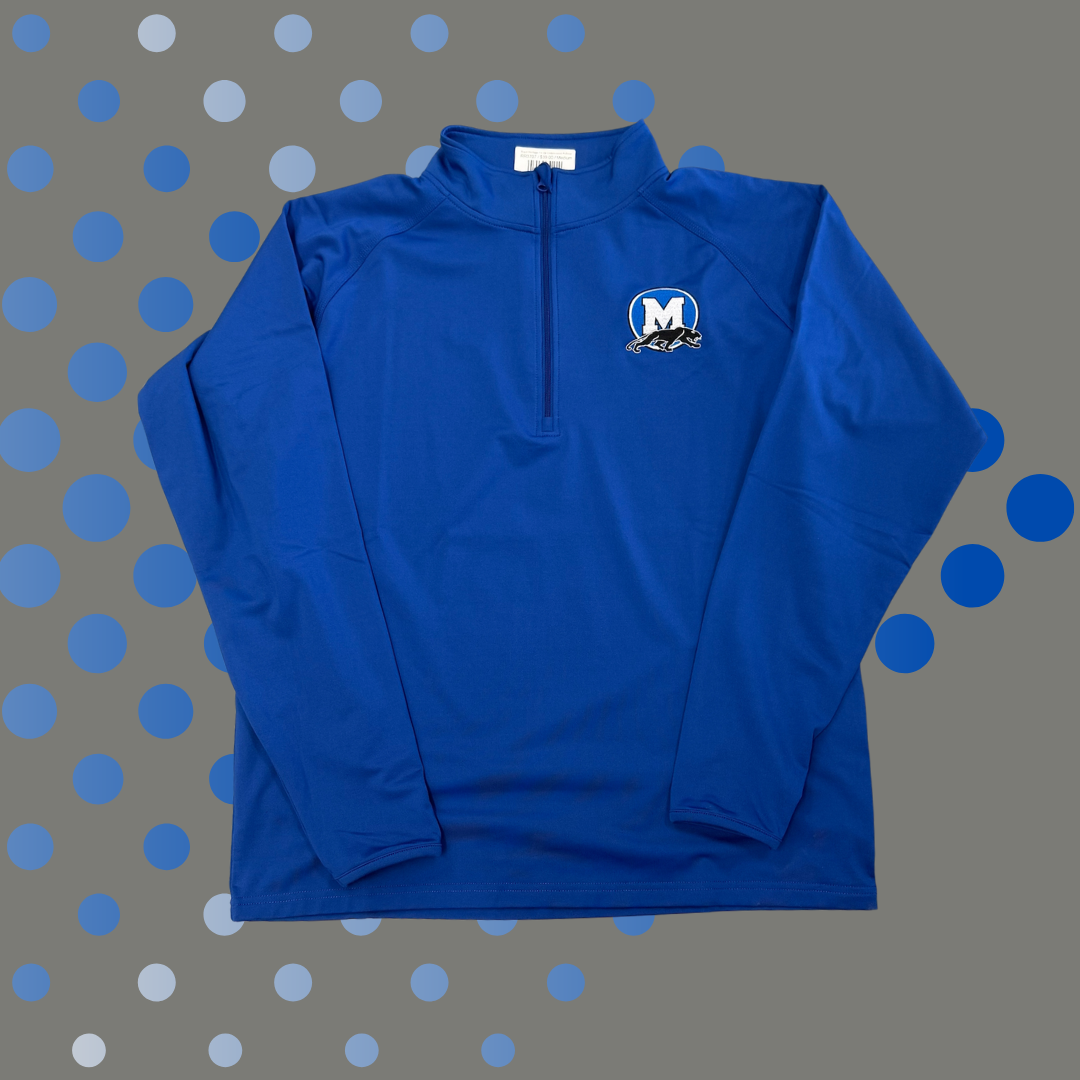 Royal Midlothian 1/4 zip Embroidered Pullover
