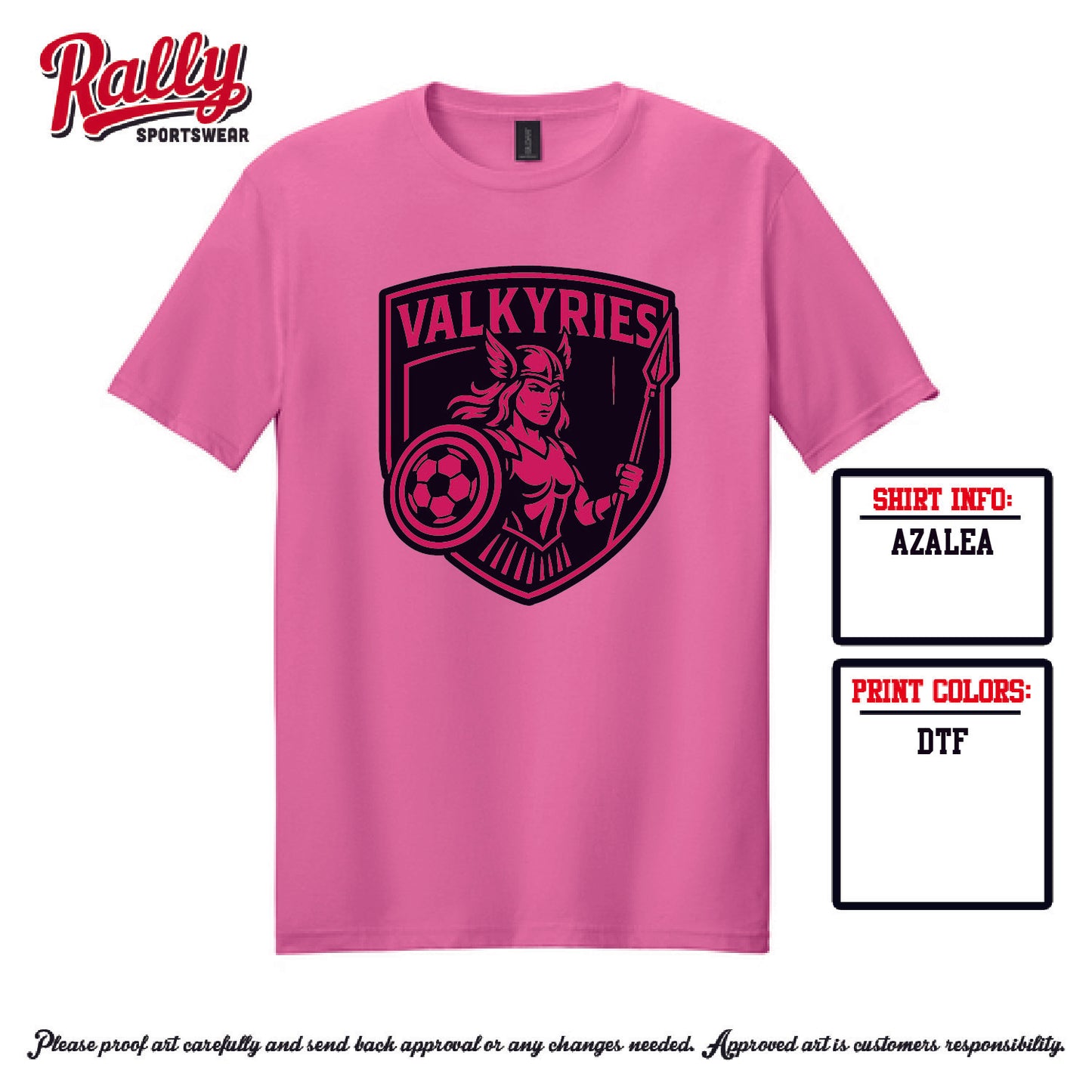 VAL - Pink FAN SHORT SLEEVE (multiple colors)