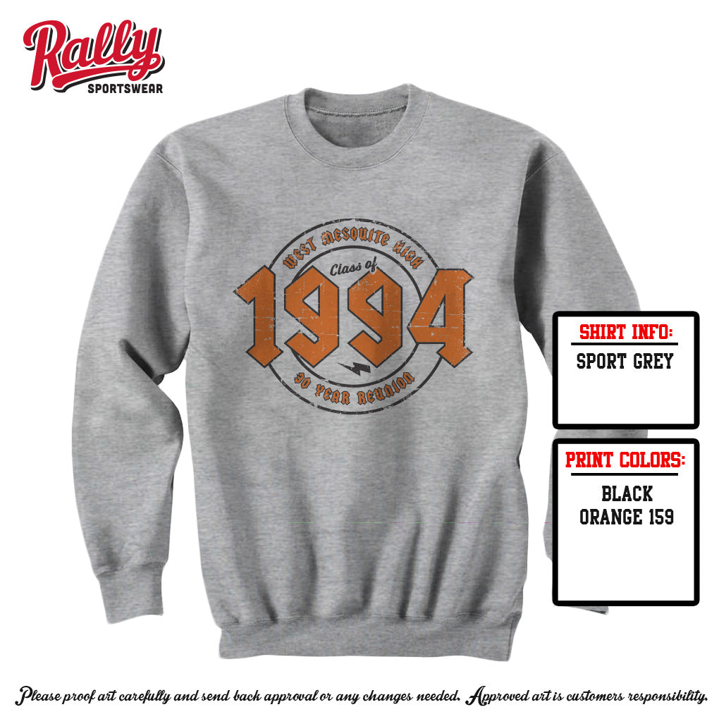 WMHS- Grey Sweatshirt