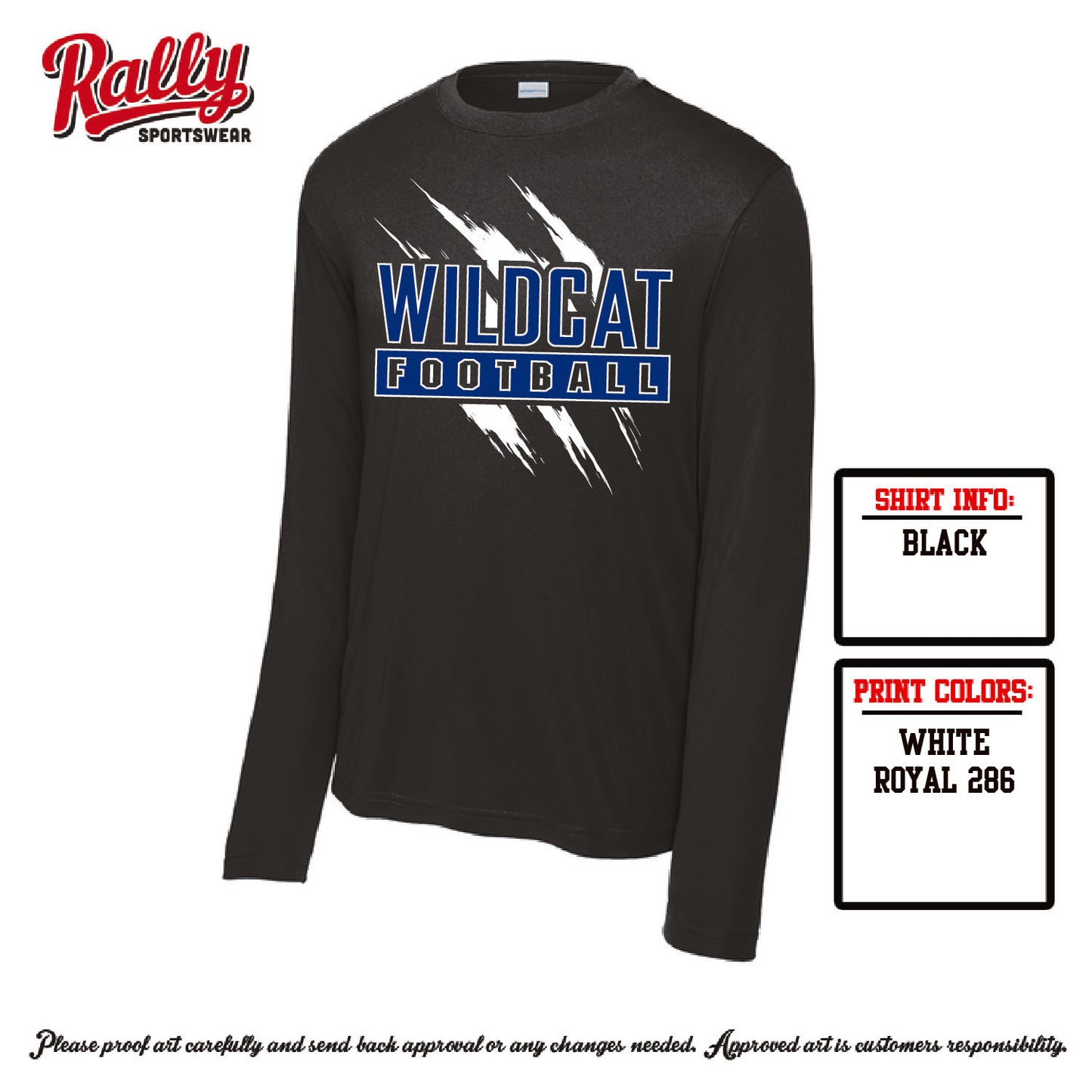 WGFB26 - Long Sleeve Dri Fit Tees