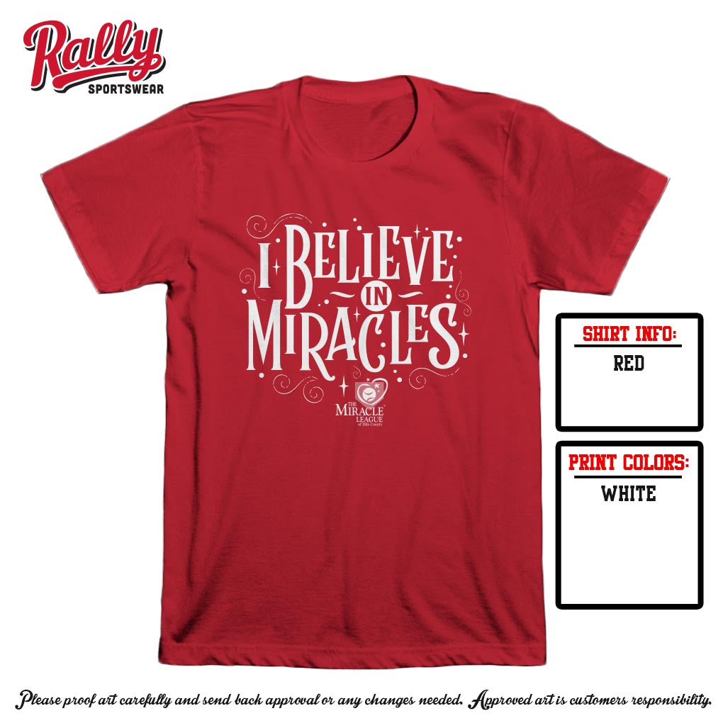 MLEC25 - I Believe Tee w/ Name