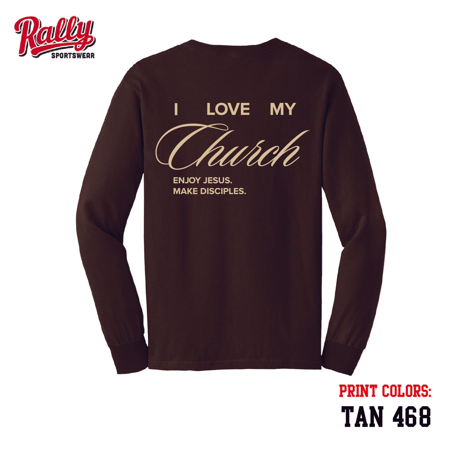 SC - I Love My Church LS Tee (Various Colors)