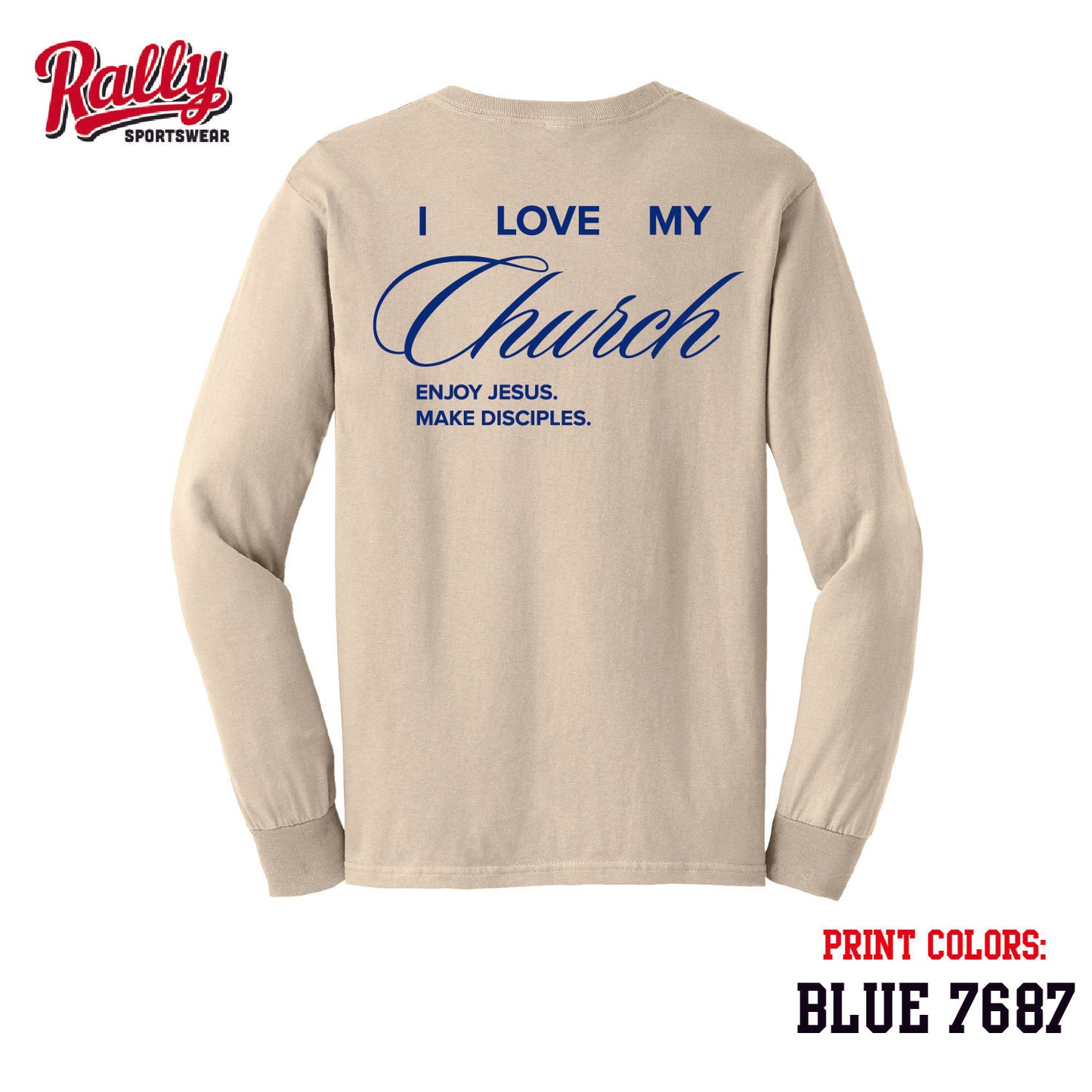 SC - I Love My Church LS Tee (Various Colors)