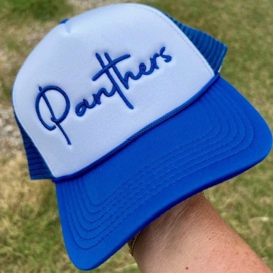 Panther Embroidered Foam Front Hats