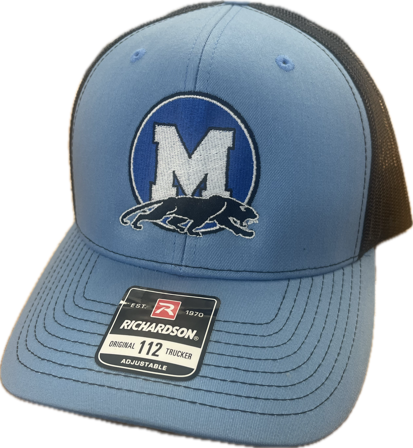Baby Blue/Black Snapback Cap