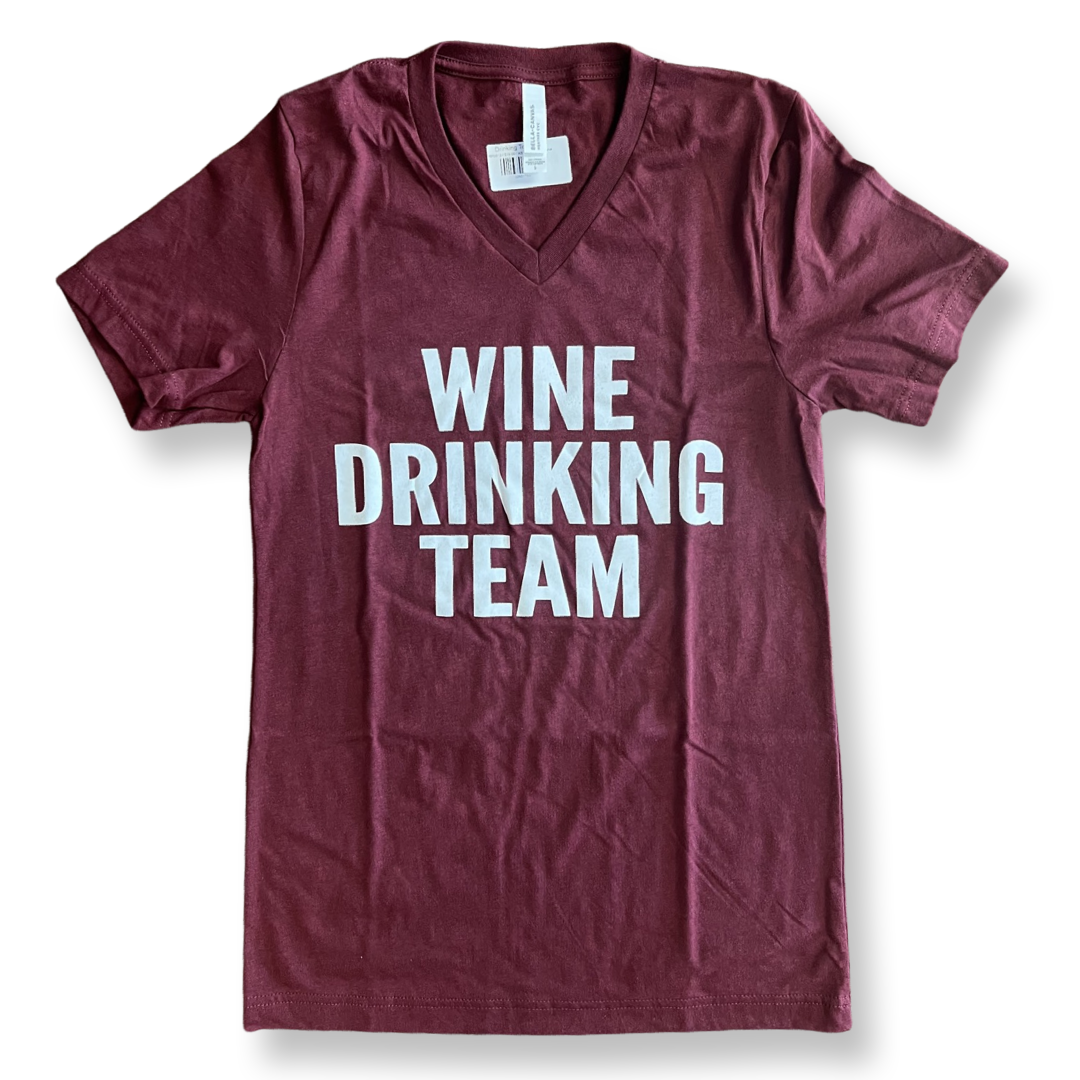 Wine Drinking Team Tee (3 Colors)
